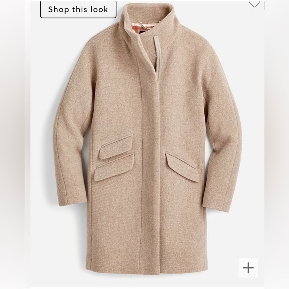 J. Crew Cocoon Coat Sandstone